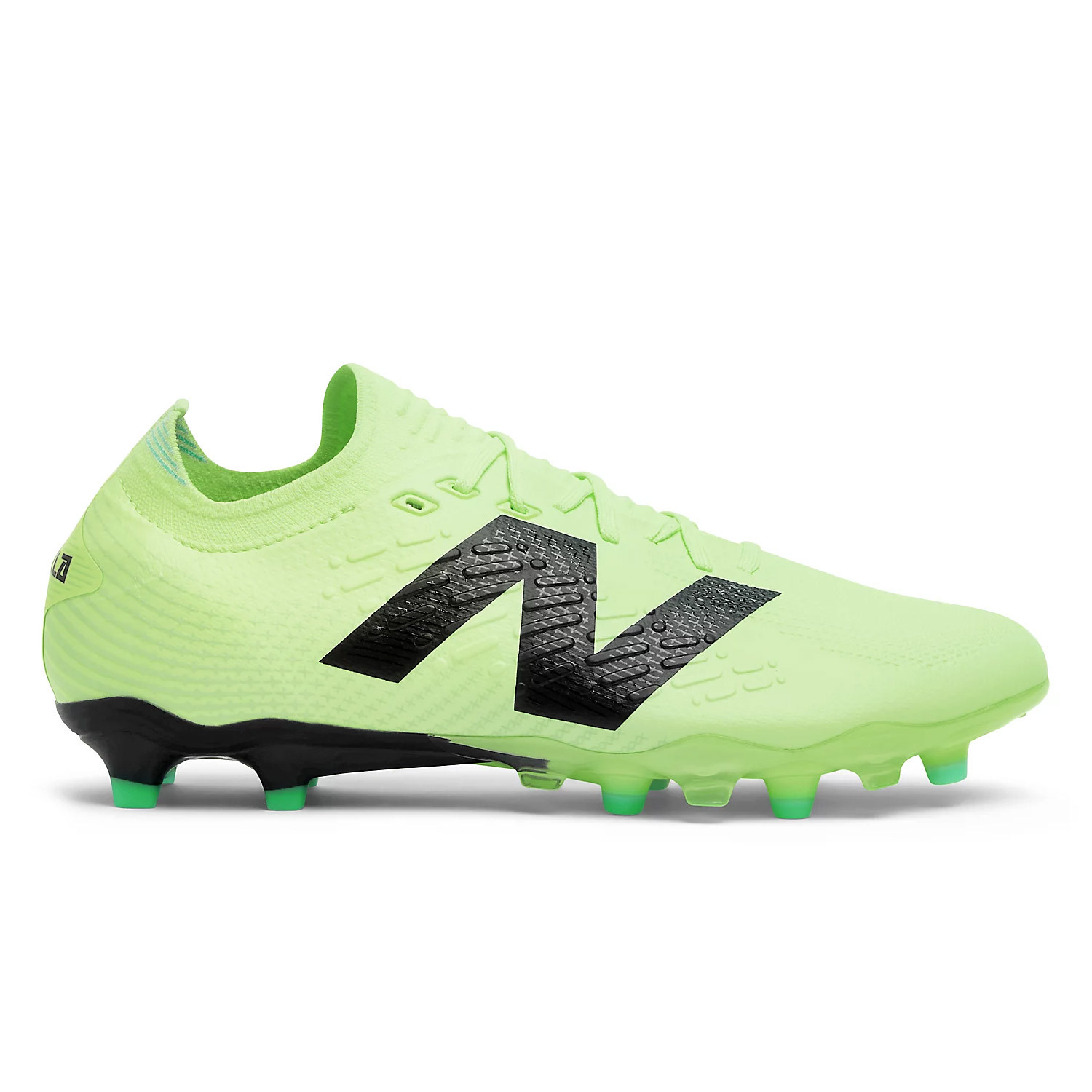 Botas Futbol New Balance Tekela Low Laced FG V4 verdes fluor