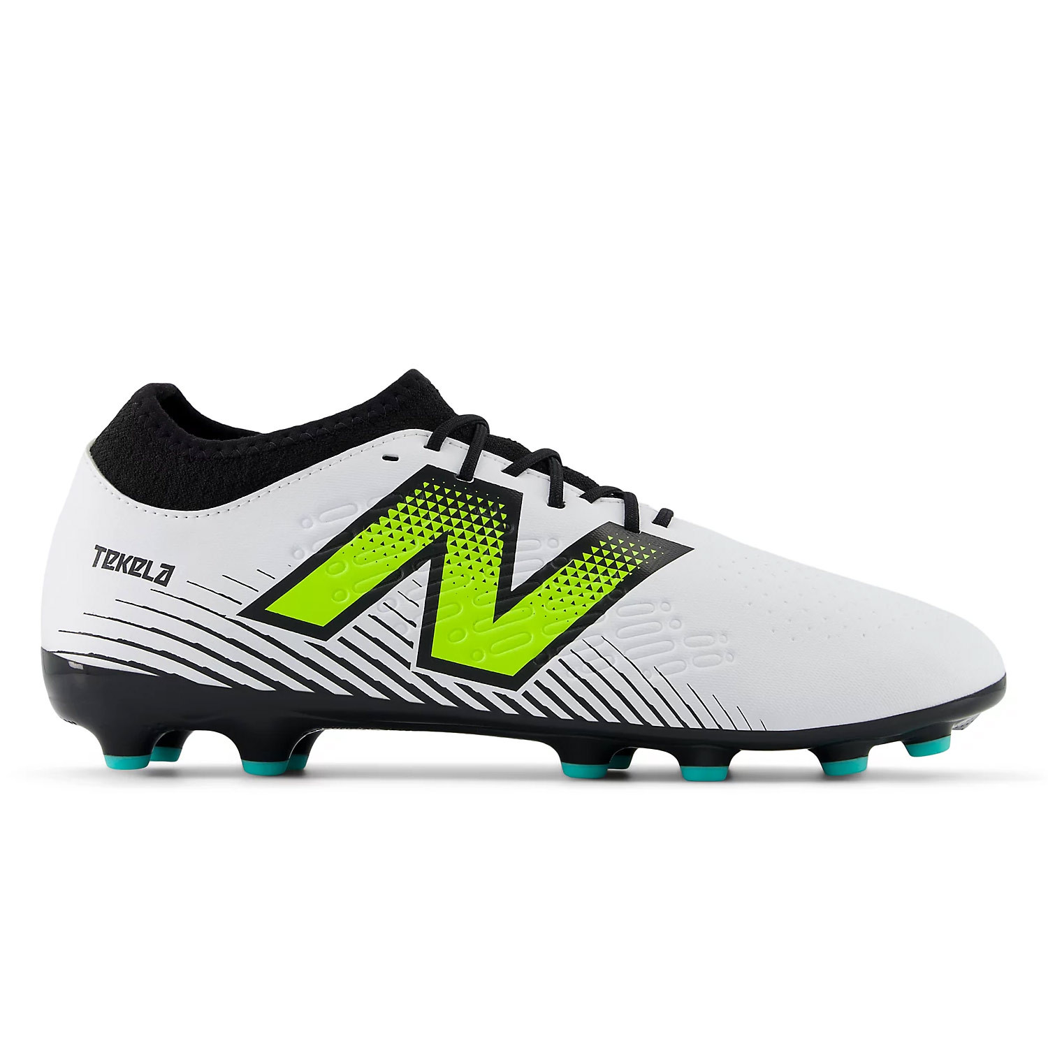 Botas futbol New Balance Tekela v4 Magique AG blancas