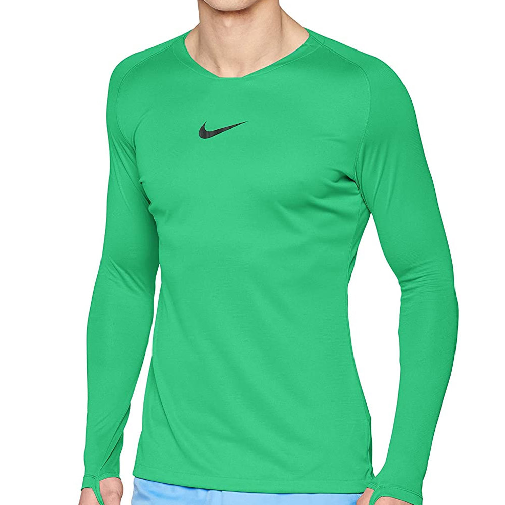 Camiseta verde manga larga