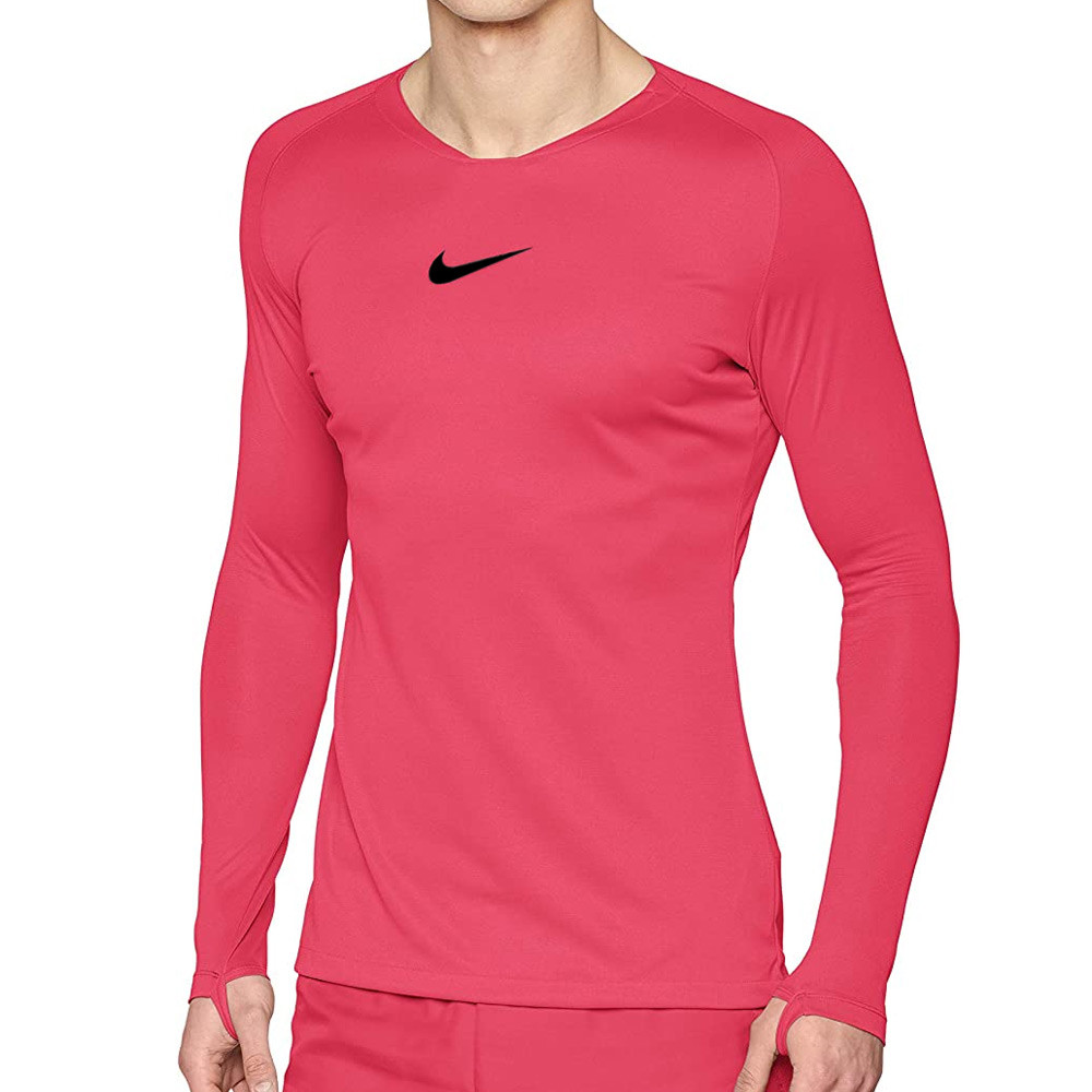 hacer clic repentino juez Camiseta térmica manga larga Nike rosa |futbolmania