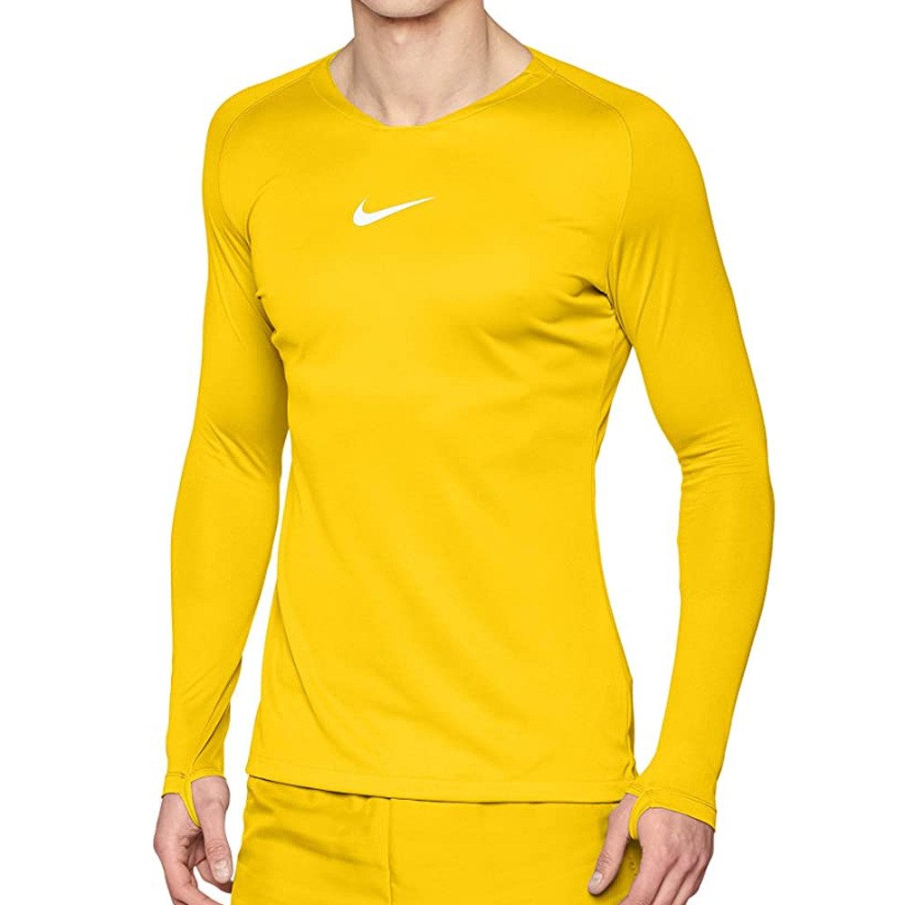 Camiseta térmica manga larga Nike amarilla