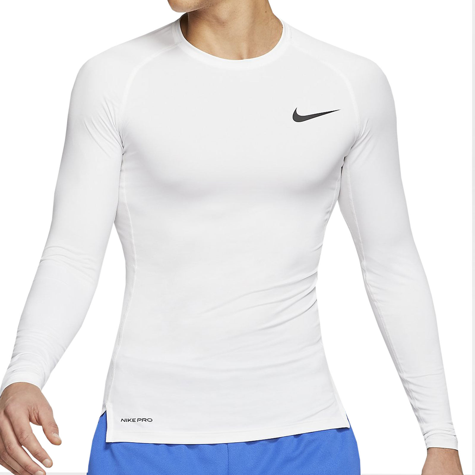 Arena salir muy Camiseta interior térmica Nike Pro blanca | futbolmania