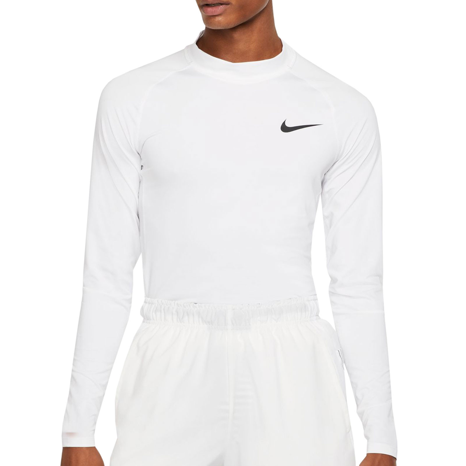 Camiseta interior térmica Nike Pro blanca