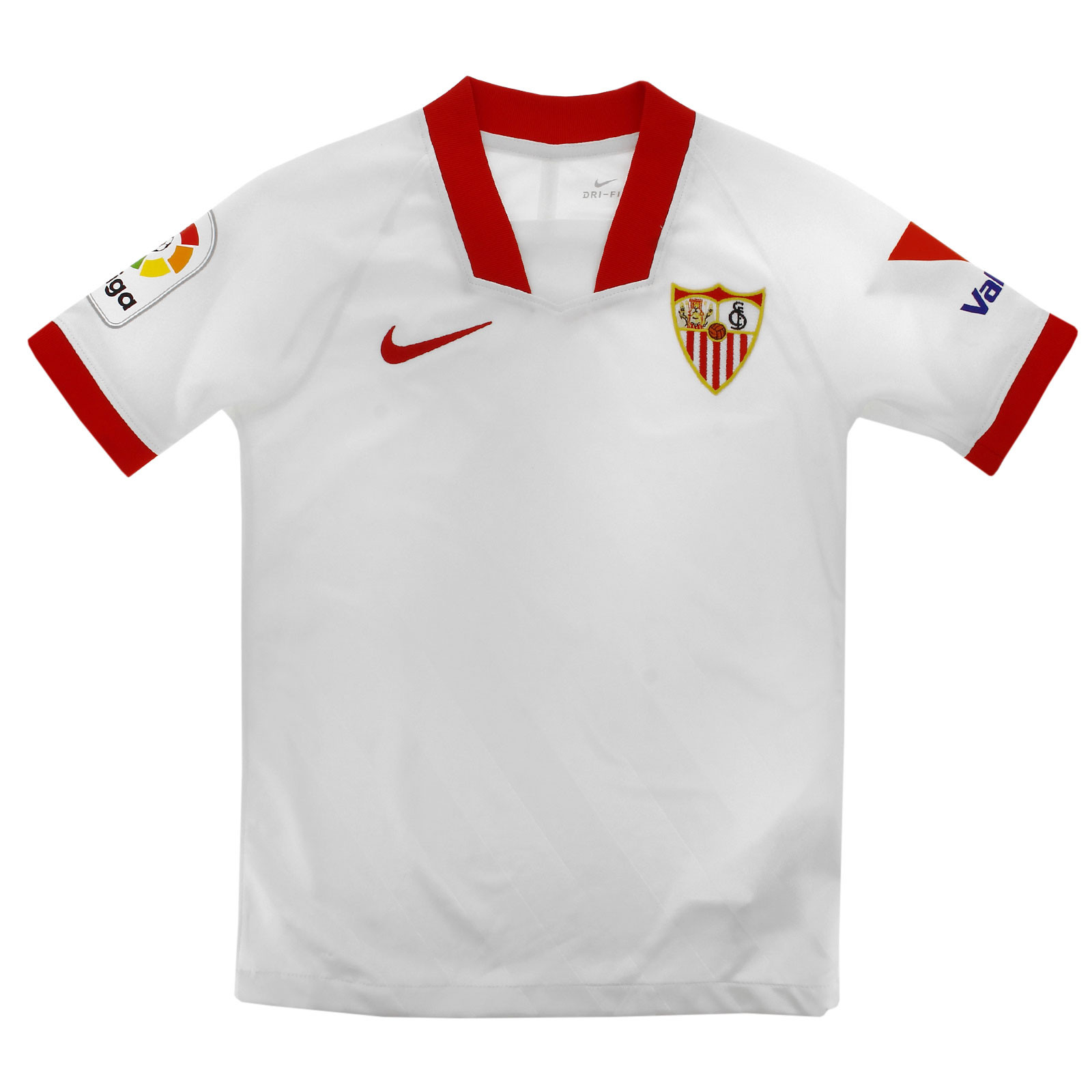 halcón Sentido táctil Maestro Camiseta Nike Sevilla niño 2020 2021 blanca | futbolmaniaKids