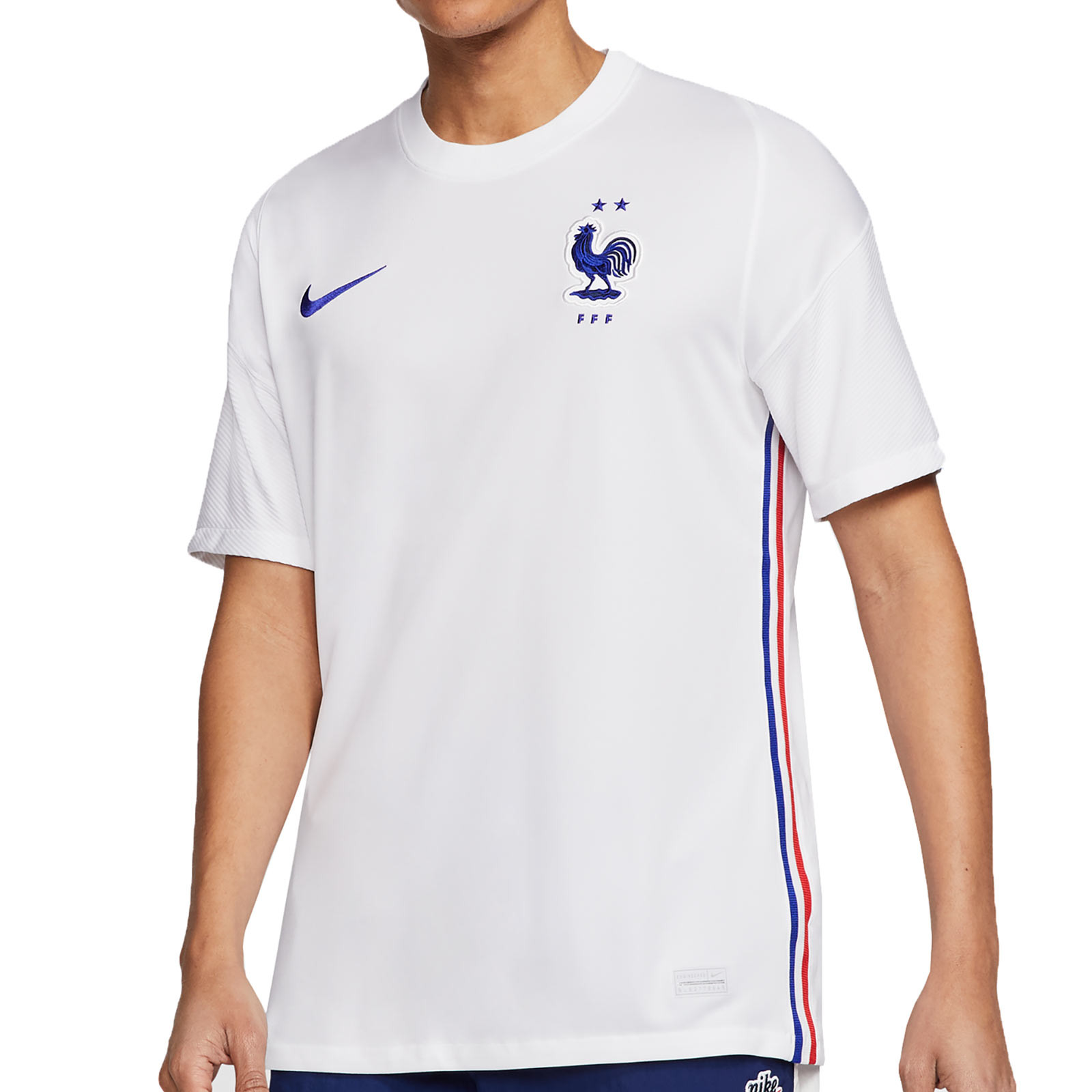 Picotear legislación Estrecho de Bering Camiseta Nike 2a Francia 2020 2021 Stadium blanca | futbolmania