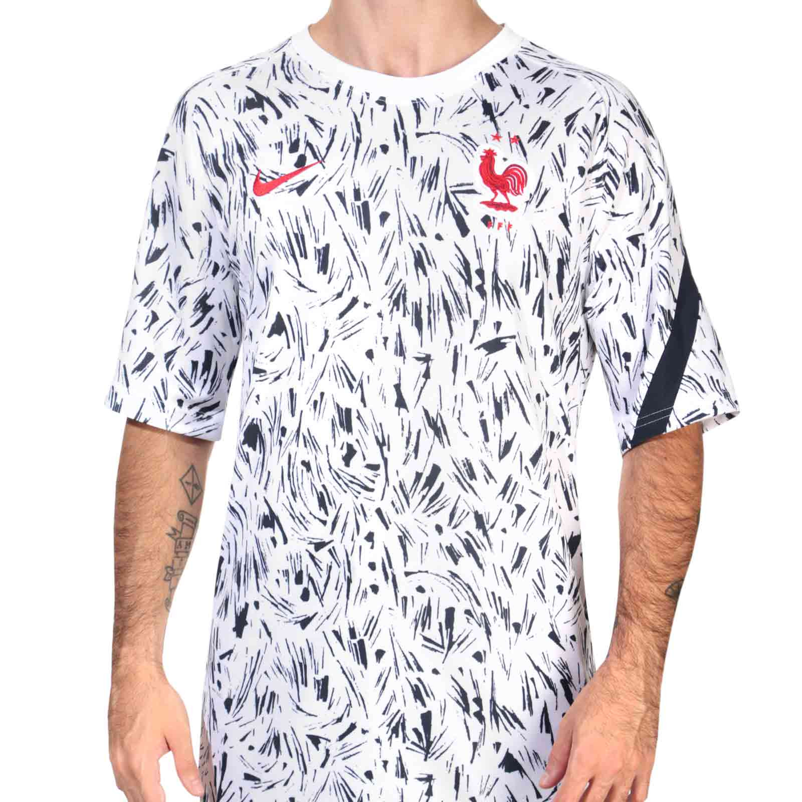 Reductor lapso Tarjeta postal Camiseta Nike Francia pre-match 2020 2021 | futbolmania