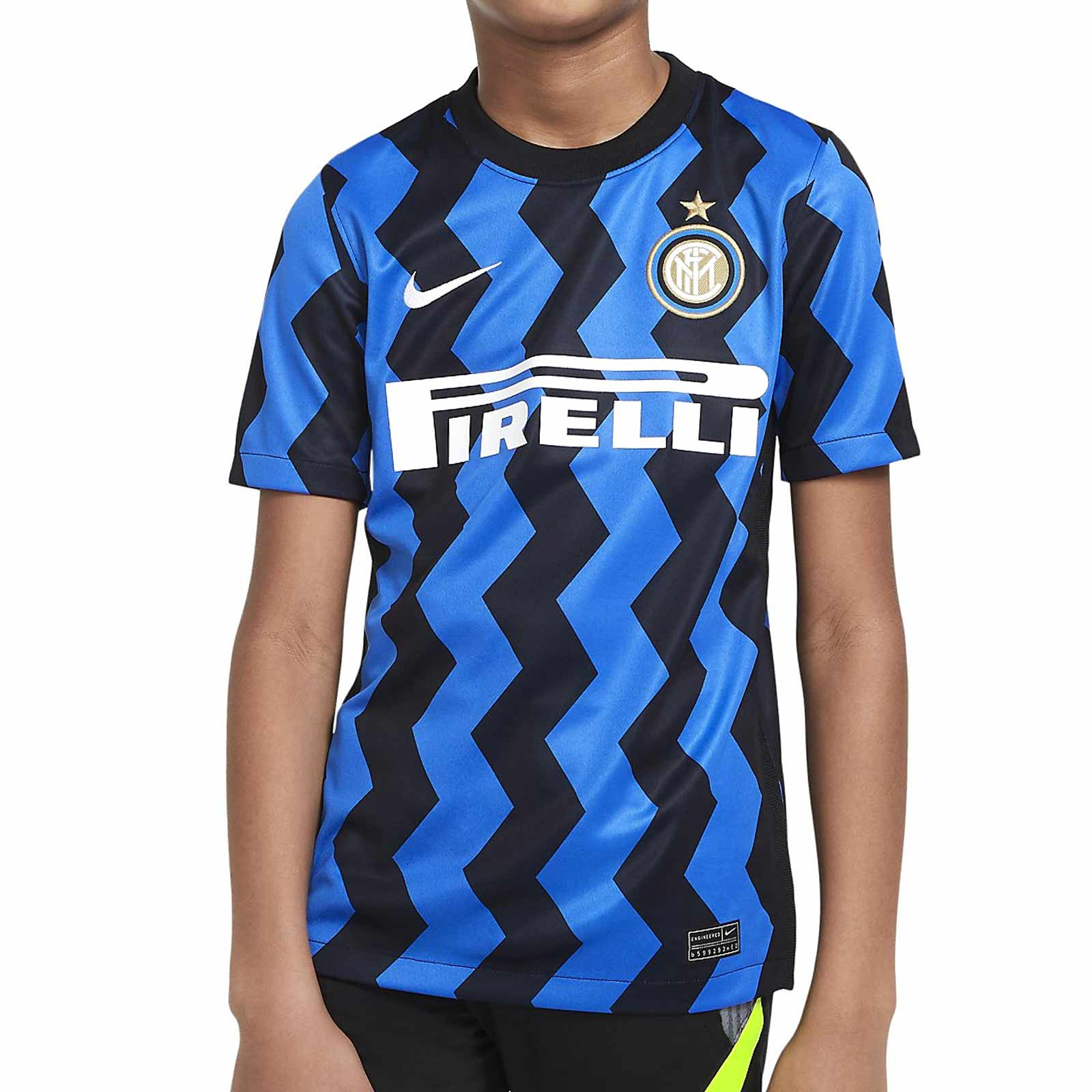 Mancha Salto Arqueología Camiseta Nike Inter niño 2020 2021 Stadium | futbolmaniaKids