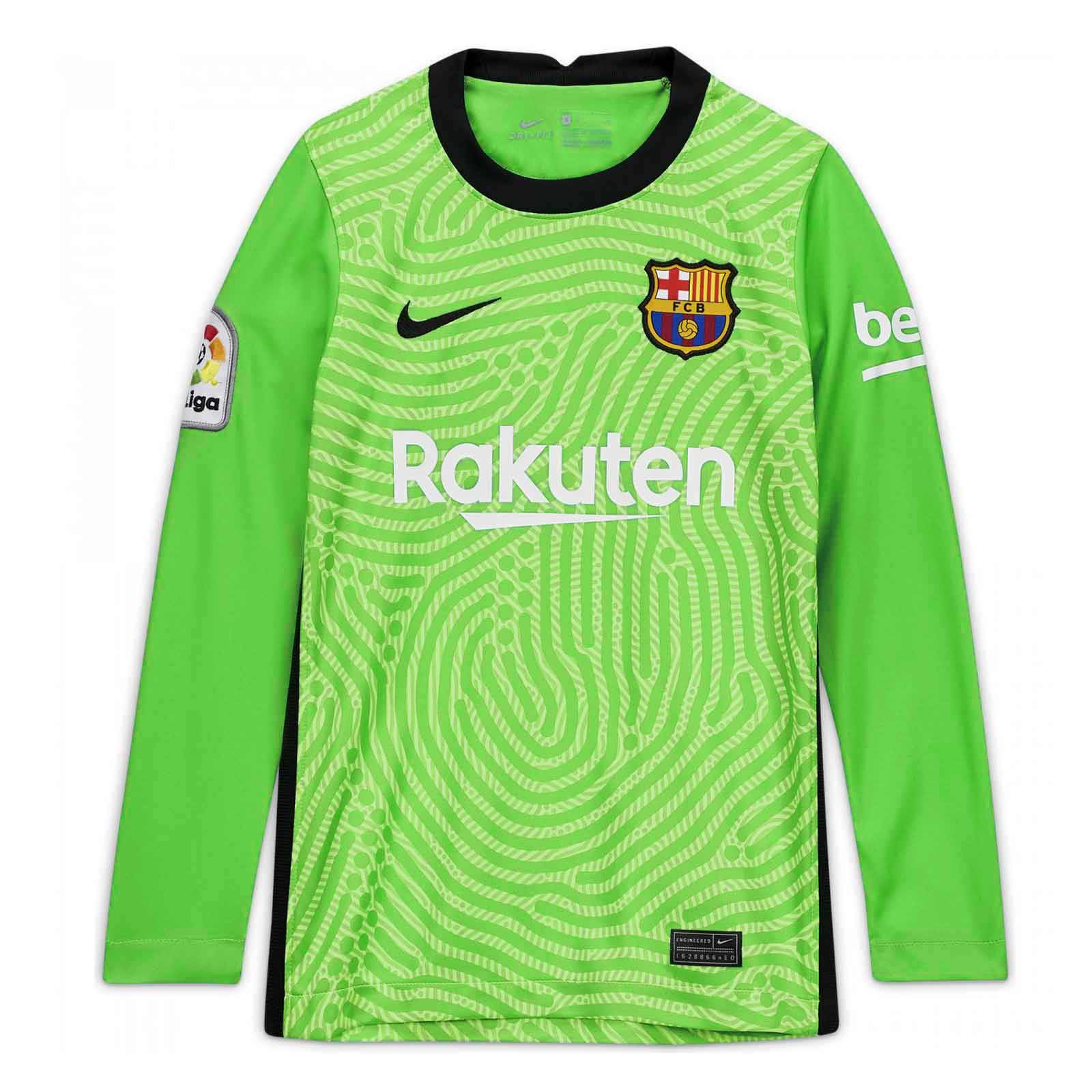 Camiseta Nike Barcelona niño portero 2020 2021