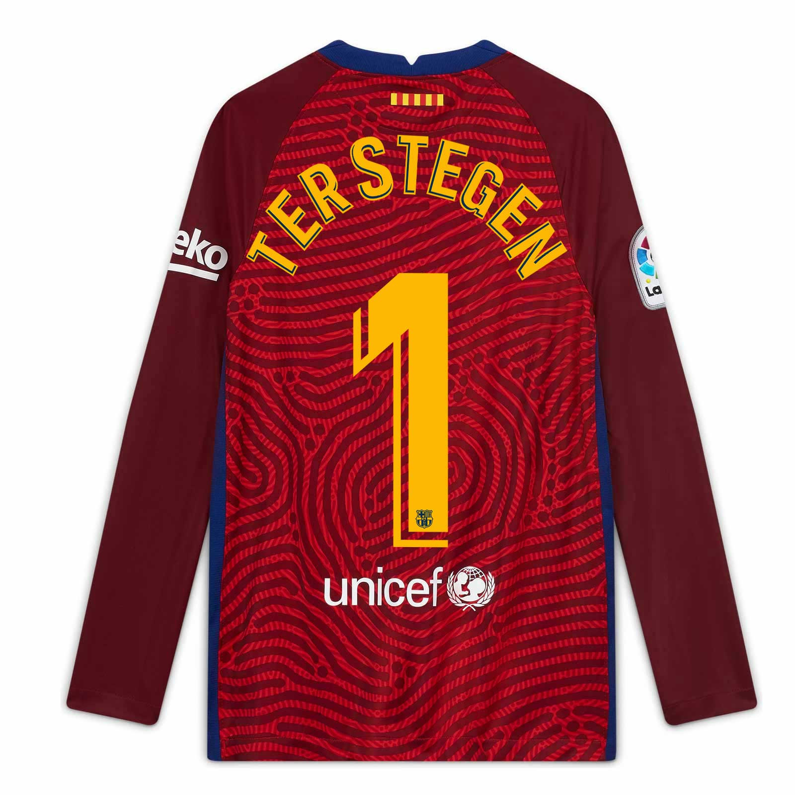 Camiseta Nike Ter Stegen Barcelona niño 2020 |