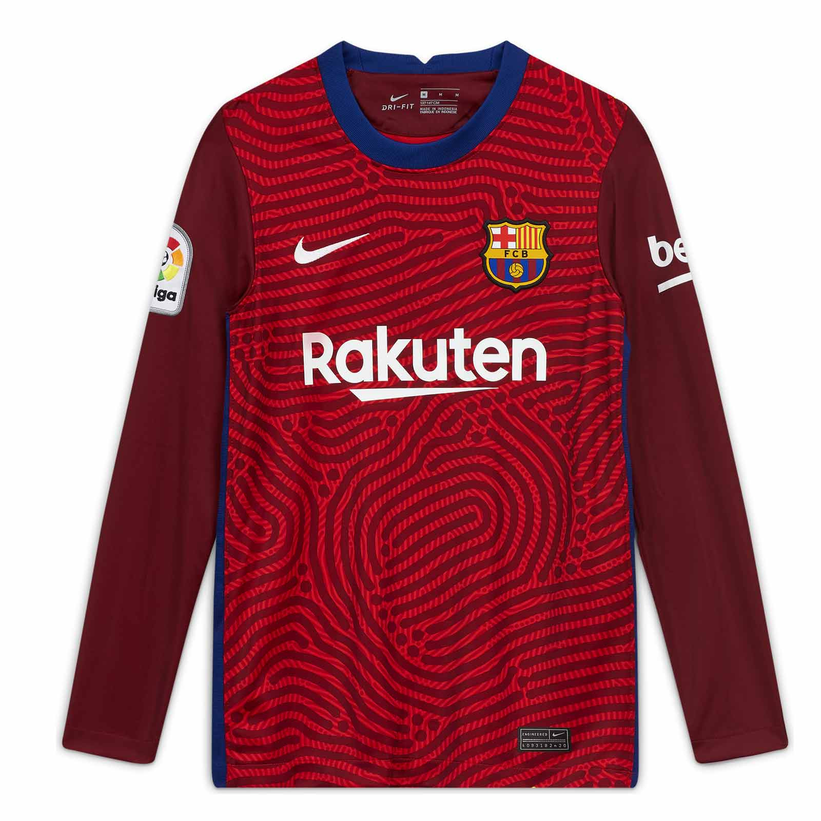 Mirar furtivamente compañero Patria Camiseta Nike Barcelona niño portero 2020 2021 | futbolmania