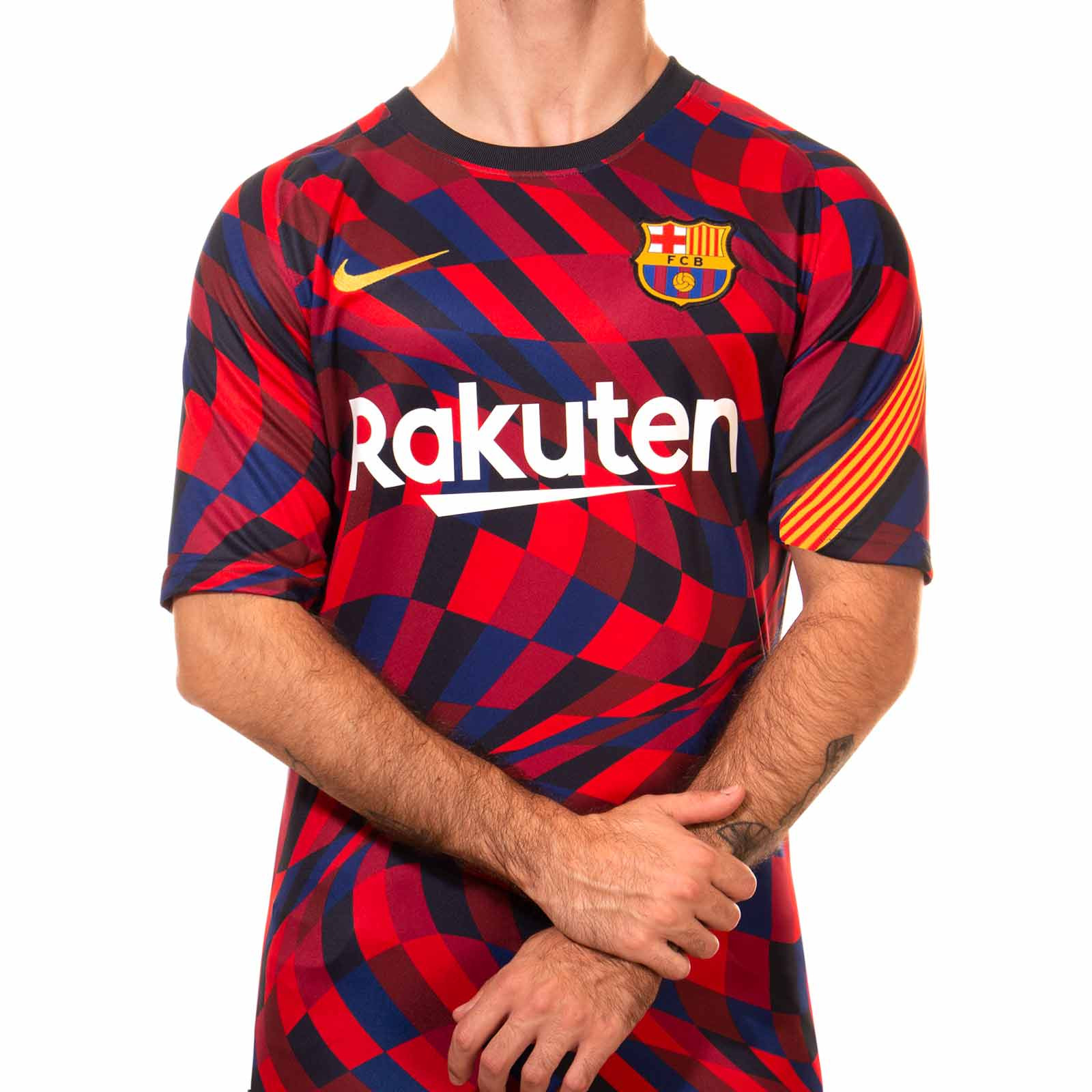 camiseta pre partido barcelona 2019