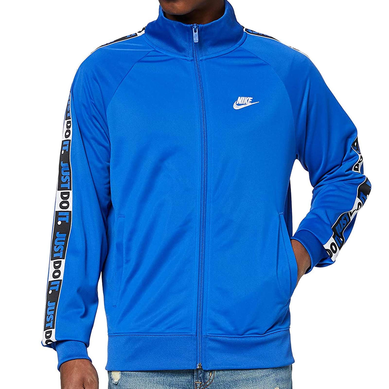 Gemidos probabilidad Vegetación Chaqueta Nike Sportswear Just Do It azul | futbolmania