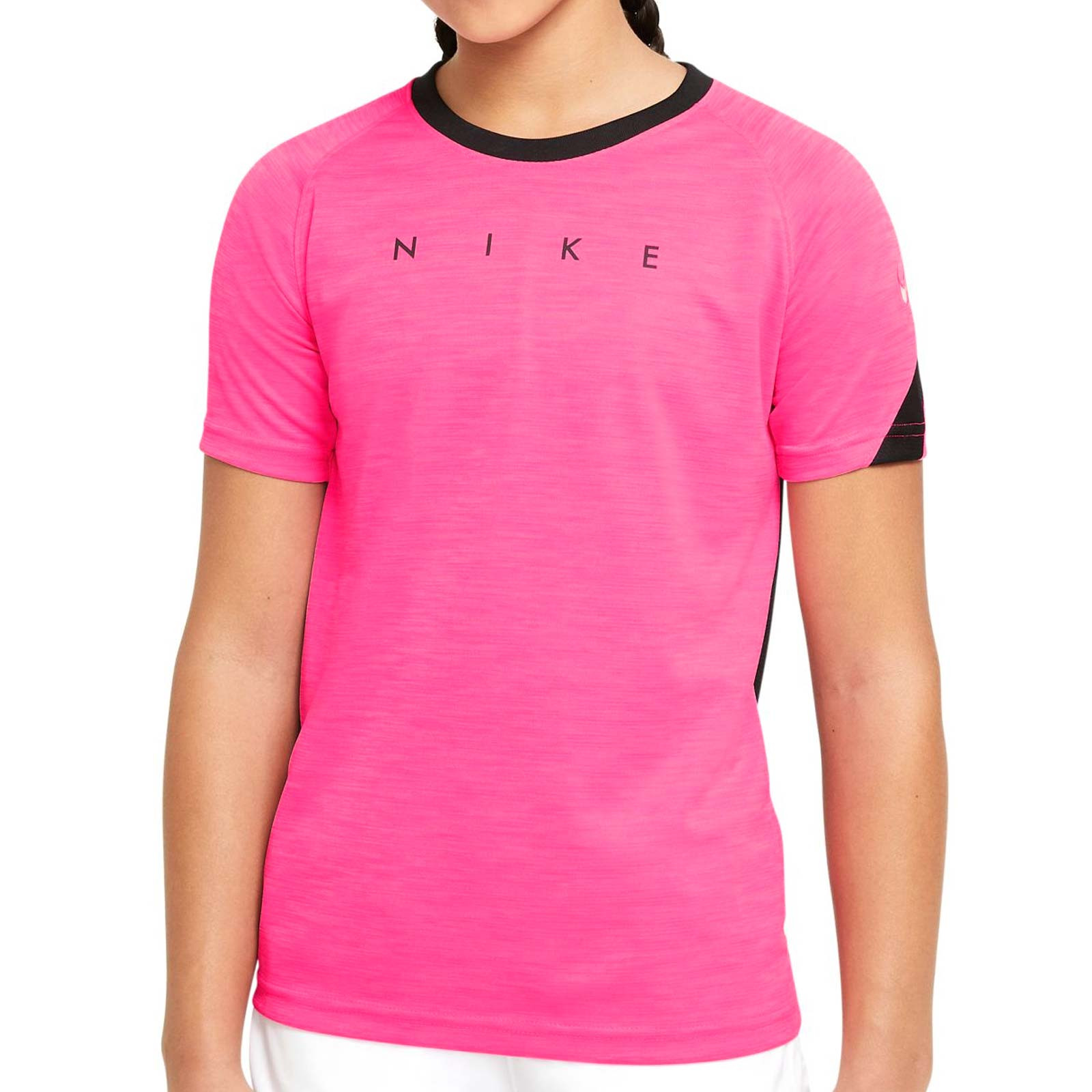 Cintura Los Alpes Campaña Camiseta Nike niño Dry Academy rosa | futbolmaniaKids