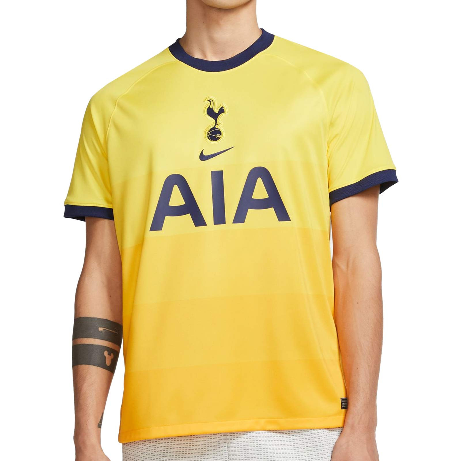 elevación básico Piñón Camiseta Nike 3a Tottenham 2020 2021 Stadium amarilla | futbolmania