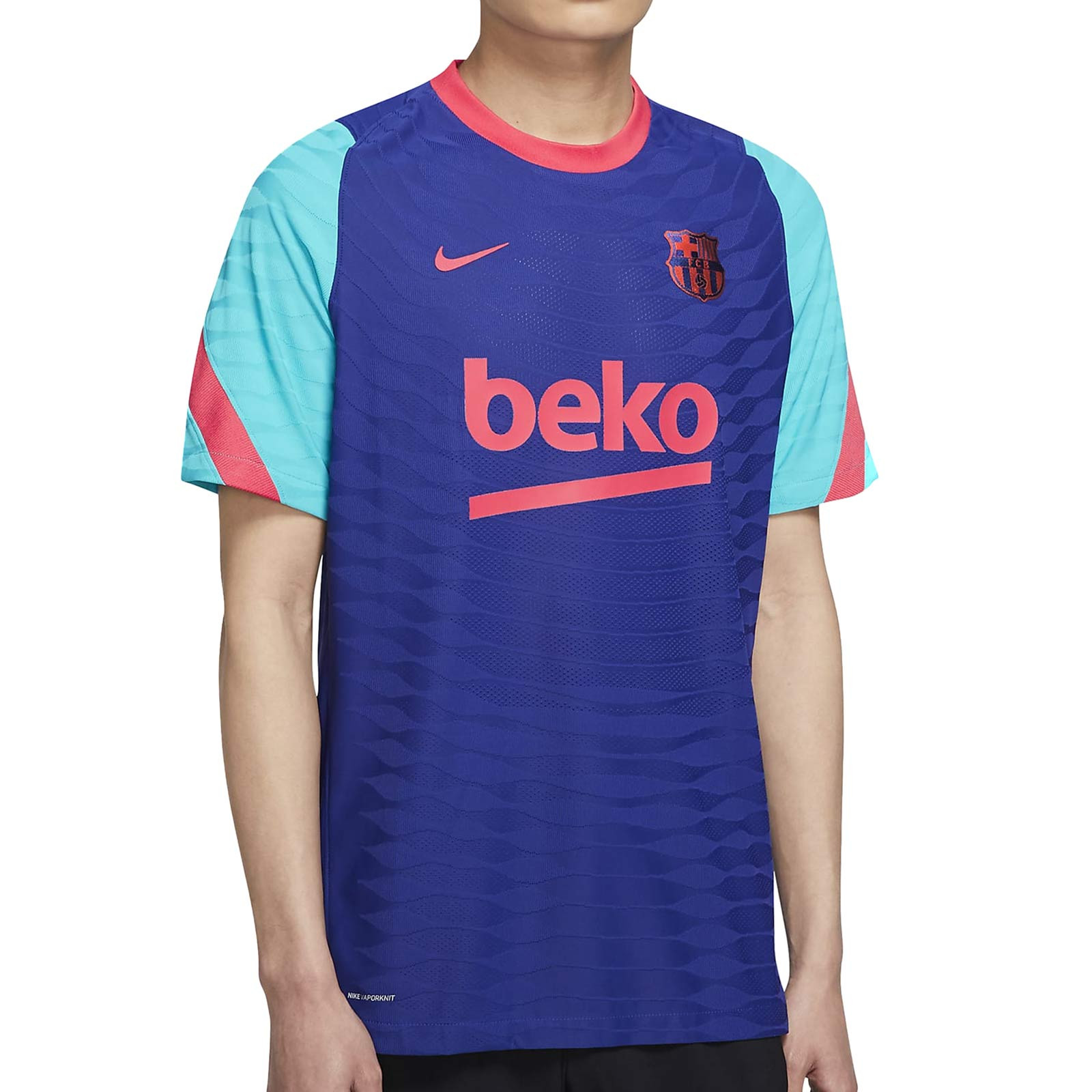 de repuesto Omitir alabanza Camiseta Nike Barcelona entreno Vaporknit Strike 2021 | futbolmania