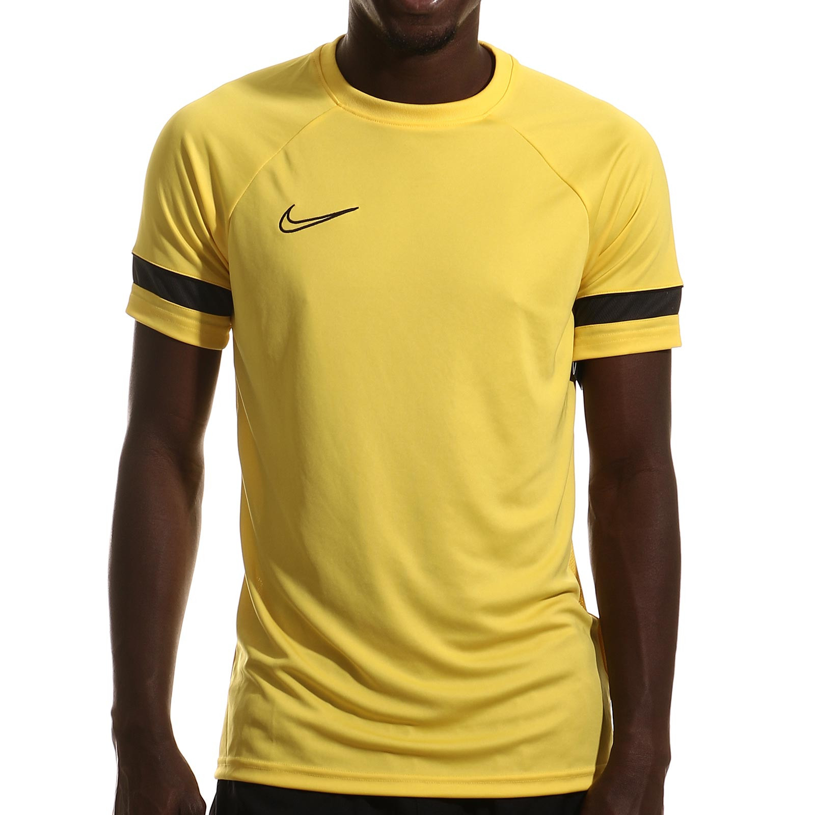 Ocultación manual Currículum Camiseta Nike Dri-Fit Academy 21 amarilla | futbolmania
