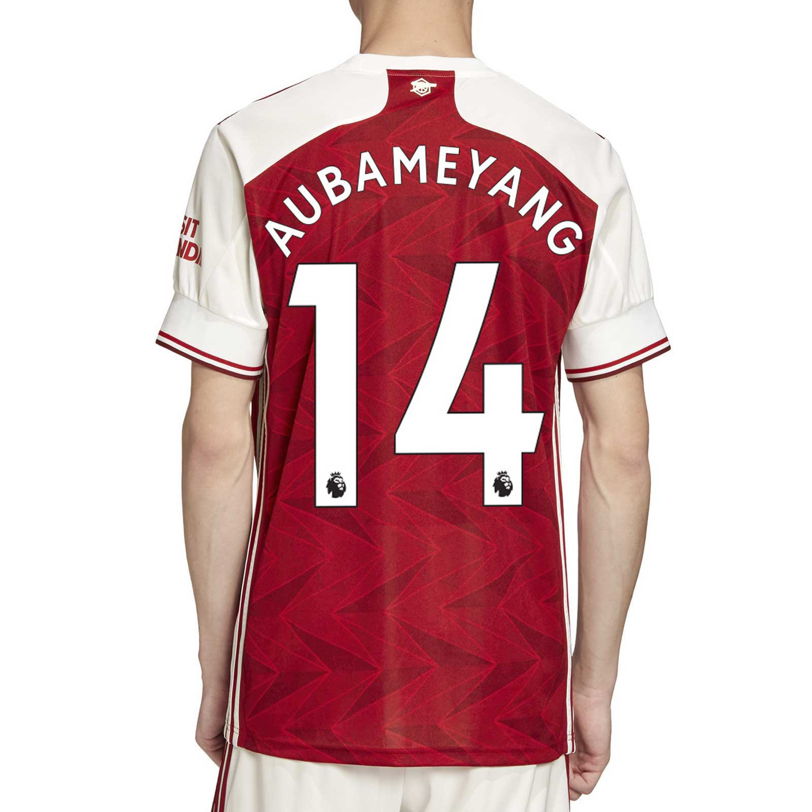 Camiseta adidas Aubameyang Arsenal 2020 2021 | futbolmania