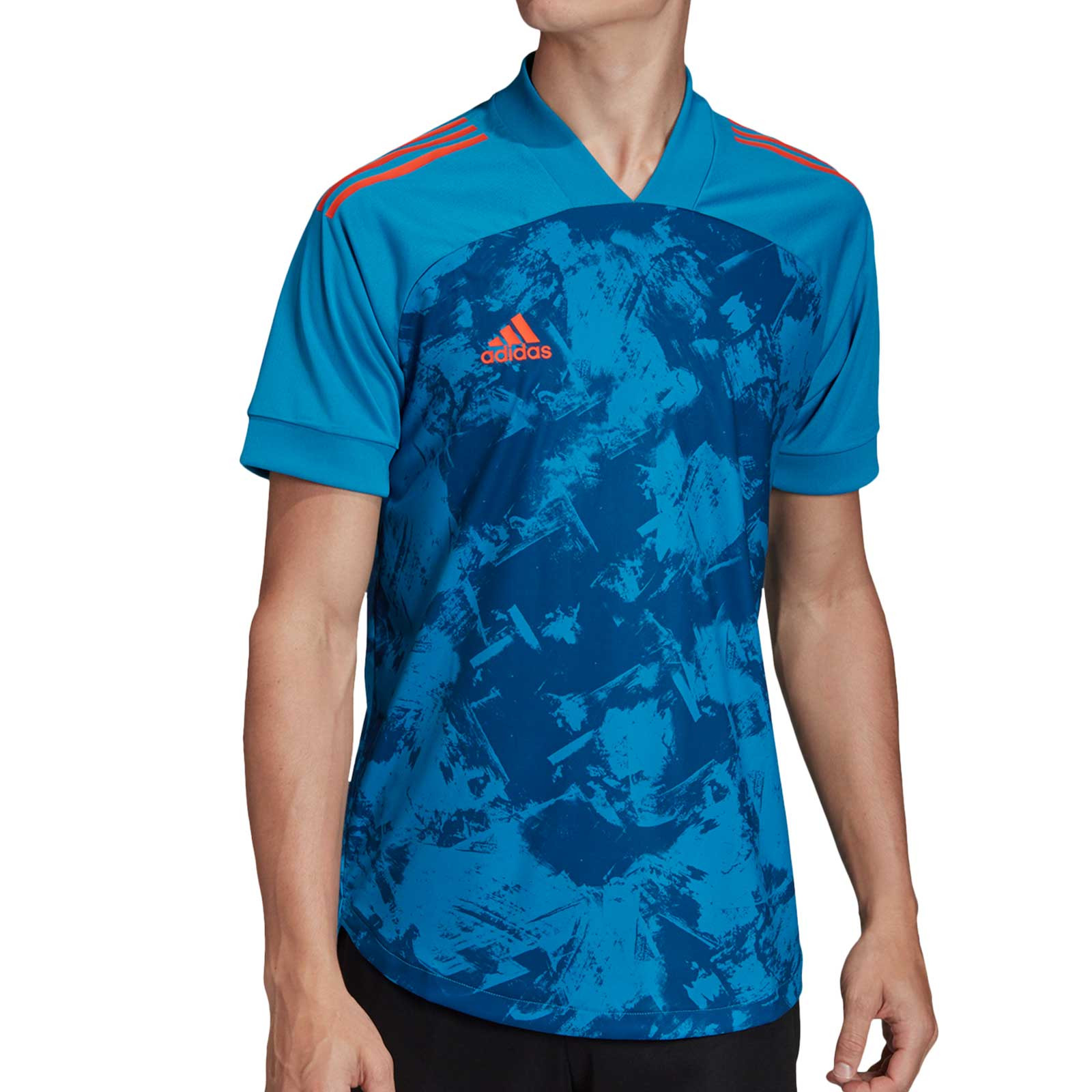 Asesino maratón Susurro Camiseta adidas Condivo 20 azul | futbolmania