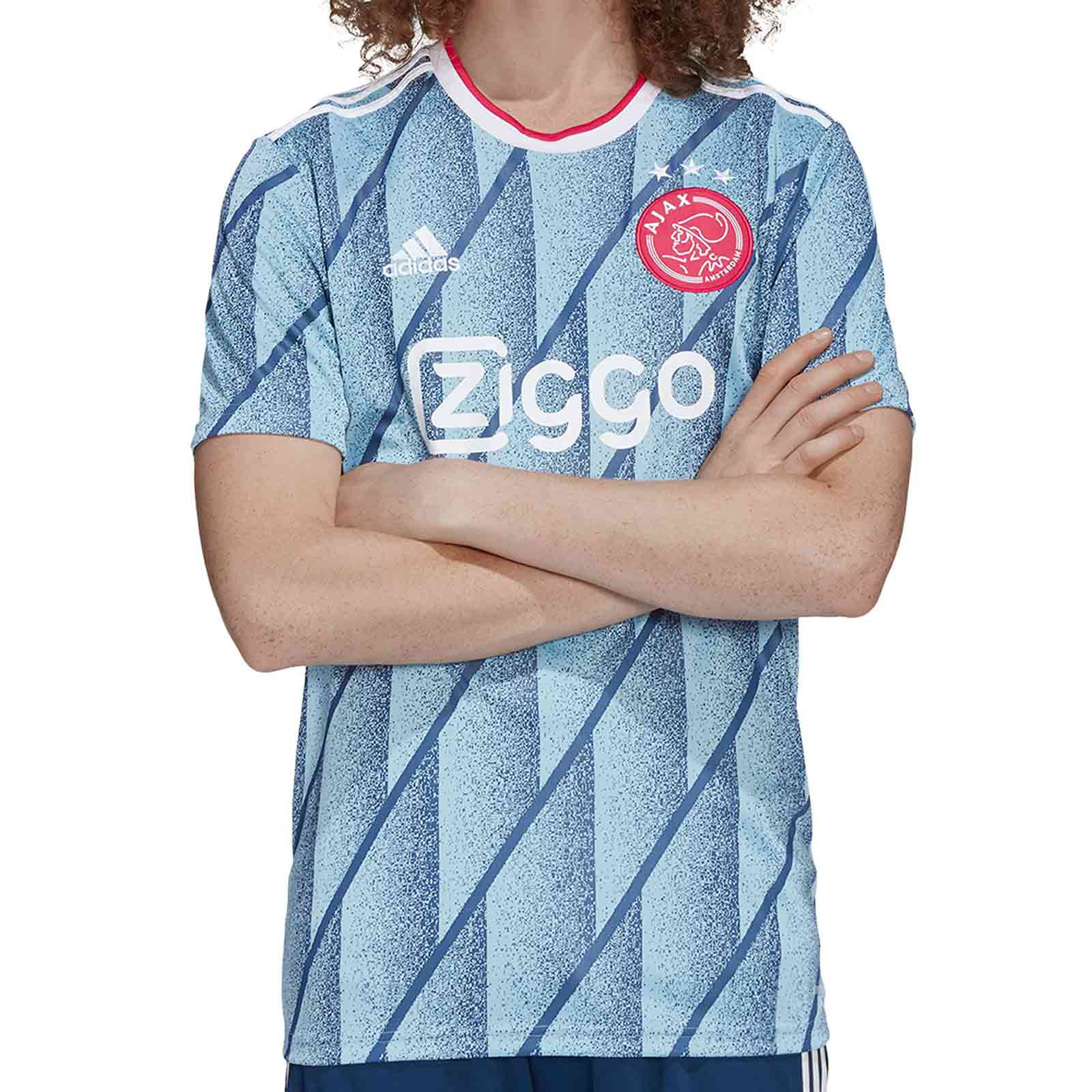 Camiseta adidas 2a Ajax 2020 2021 azul - futbolmania