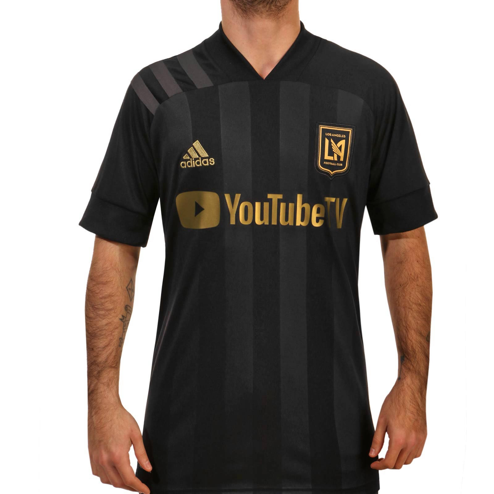 Camiseta adidas Los Angeles FC 2020 negra | futbolmania