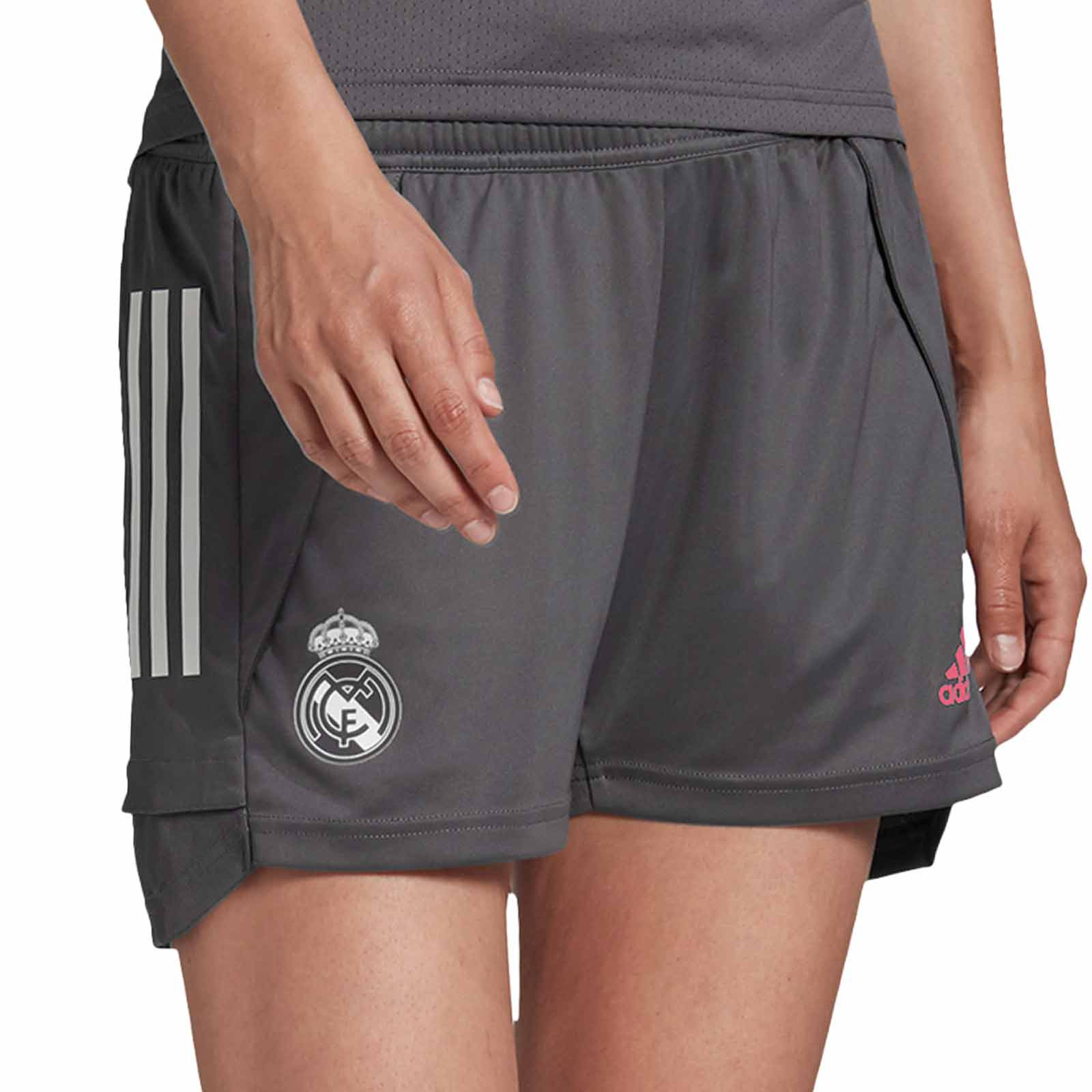 yeso Caballo capa Short adidas Real Madrid mujer entreno 2020 2021 | futbolmania
