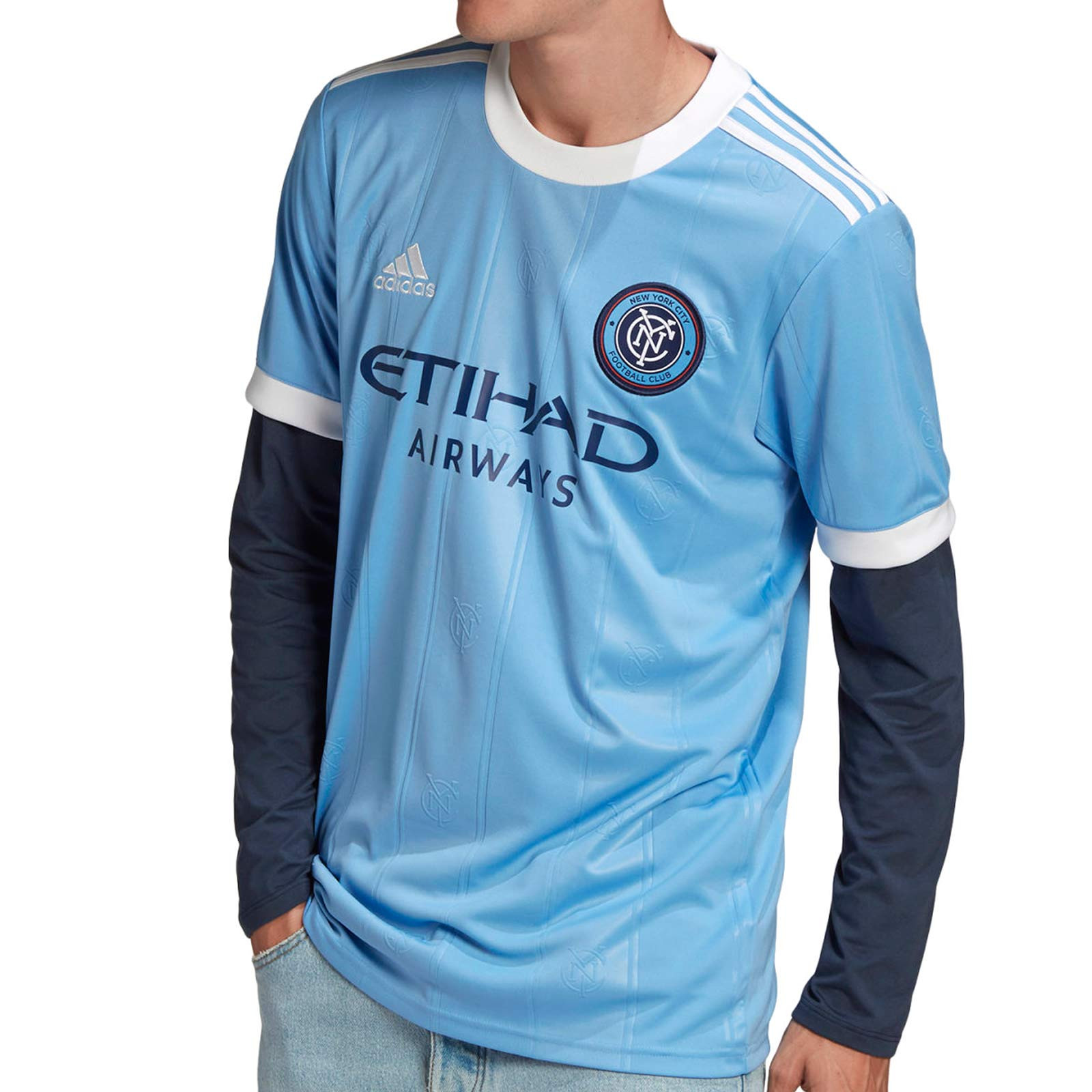 No hagas Espectacular Con qué frecuencia Camiseta adidas New York City CF 2021 azul celeste | futbolmania