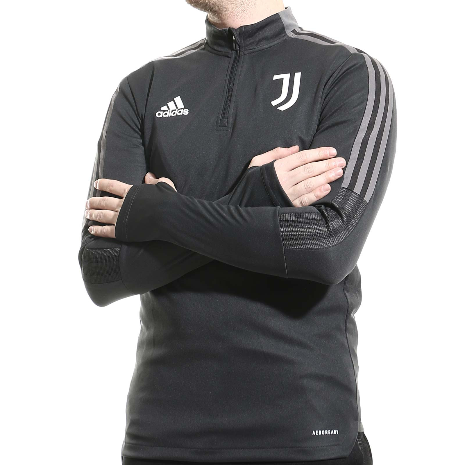 Sudadera adidas Juventus entrenamiento gris futbolmania