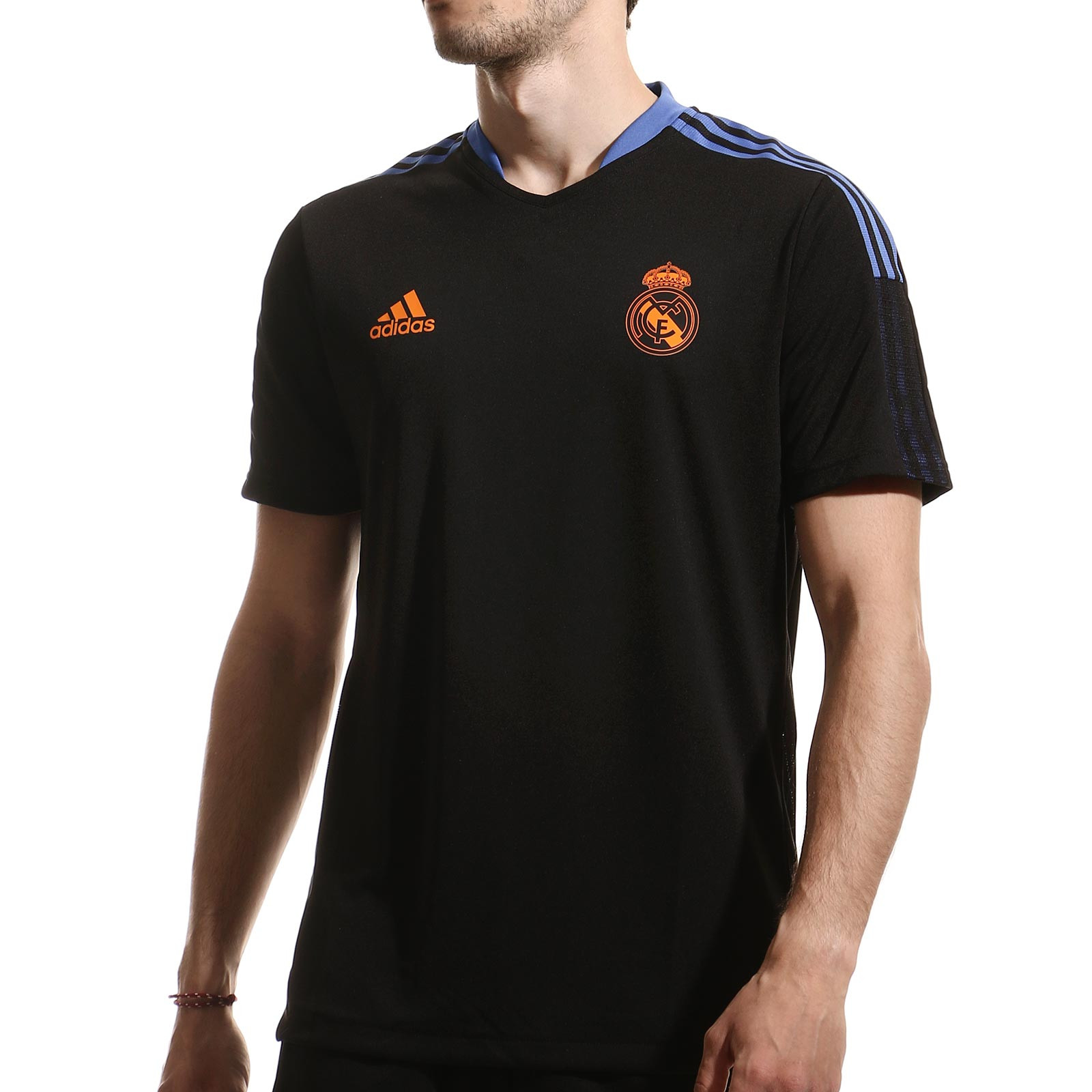nicotina cruzar Pastor Camiseta adidas Real Madrid entrenamiento negra | futbolmania