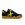 Munich Gresca Kid velcro - Zapatillas de fútbol sala con velcro para niño Munich suela lisa - negras y amarillas - pie derecho