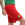 Short Le Coq Sportif Camerún 2022 Pro - Pantalón corto de la primera equipación Le Coq Sportif de Camerún - rojo