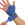 Venda para muñeca Arquer semielástica - Cinta de vendaje semielástica para muñeca Arquer (5 cm x 2,5 m) - azul
