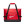 Bolsa de deporte con zapatillero Nike Academy - Bolsa de entrenamiento Nike (48 x 30 x 38) cm - roja - Frontal