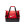 Bolsa de deporte con zapatillero Nike Academy - Bolsa de entrenamiento Nike (51 x 33 x 41) cm - roja - frontal
