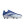 adidas X SPEEDFLOW+ FG J - Botas de fútbol infantiles sin cordones adidas FG para césped natural o artificial de última generación - blancas, azules