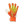 adidas Predator Competition - Guantes de portero adidas corte negativo - rojos anaranjados
