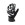 Nike GK Match Jr - Guantes de portero infantiles Nike corte flat - negros