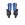 adidas Tiro Match J - Espinilleras de fútbol infantiles adidas con tobillera protectora - azules