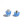 2x tacos goma TPU botas fútbol estándar Studiamonds azul - 2 uds. tacos recambiables de plástico TPU de 1x6mm posición delantera y 1x9mm posición trasera para botas de fútbol con métrica estándar (Nike, Puma, New Balance,...) - azul traslúcido