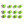 12x tacos goma TPU botas fútbol adidas Studiamonds verde - 12 uds. tacos recambiables de plástico TPU de 8x6mm posición delantera y 4x9mm posición trasera para botas de fútbol adidas (excepto World Cup y Kaiser) - verde flúor