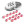14x tacos goma TPU botas fútbol estándar Studiamonds rosa - 14 uds. tacos recambiables de plástico TPU de 8x6mm + 1x6mm repuesto posición delantera y 4x9mm + 1x9mm repuesto posición trasera para botas de fútbol con métrica estándar (Nike, Puma, New Balance,...) - rosa flúor - frontal
