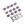 12x tacos TPU estándar Studiamonds púrpura + 2 llaves - 12 uds. tacos recambiables de plástico TPU de 8x6mm posición delantera y 4x9mm posición trasera para botas de fútbol con métrica estándar (Nike, Puma, New Balance,...). Incluye 1 llave hexagonal y 1 llave 3 puntas de acero - púrpura translúcido
