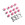 12x tacos TPU estándar Studiamonds rosa + 2 llaves - 12 uds. tacos recambiables de plástico TPU de 8x6mm posición delantera y 4x9mm posición trasera para botas de fútbol con métrica estándar (Nike, Puma, New Balance,...). Incluye 1 llave hexagonal y 1 llave 3 puntas de acero zincado - rosa flúor
