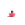 1x taco goma TPU 6mm botas fútbol estándar Studiamonds rosa - 1 ud de taco de goma delantero de repuesto para botas Nike, Puma, New Balance,... de 6 mm - rosa flúor - frontal