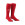 Medias adidas Santos 18 - Medias de fútbol adidas - rojas - frontal