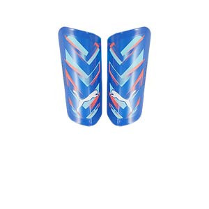 Puma Ultra Light Sleeve - Espinilleras de fútbol Puma con mallas de sujeción - azules