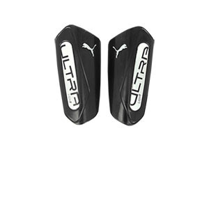 Puma Ultra Light Sleeve - Espinilleras de fútbol Puma con mallas de sujeción - negras