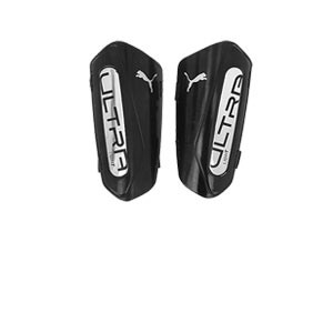 Puma Ultra Light Strap - Espinilleras de fútbol Puma con cintas de velcro - negras