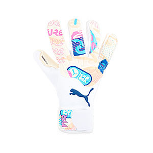 Puma Future Pro Volume Up Hybrid - Guantes de portero Puma de corte Híbrido - blancos