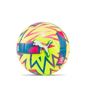 Balón Puma Orbita LaLiga 1 2022 2023 FIFA Quality talla 5 - Balón de fútbol de alta visibilidad Puma de La Liga española LFP 2022 2023 talla 5 - amarillo flúor