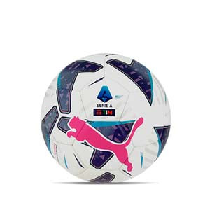 Balón Puma Orbita Serie A 2022 2023 Hybrid talla 5 - Balón de fútbol Puma de la liga italiana Serie A 2022 2023 talla 5 - blanco